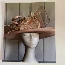 Wedding Hat pink/white. Very pretty 