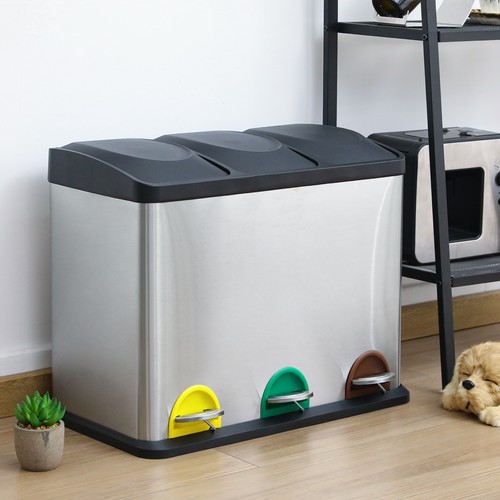 45l kitchen pedal bin 3 - kitchen,