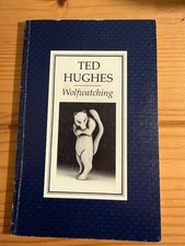 Ted Hughes Wolfwatching Signed