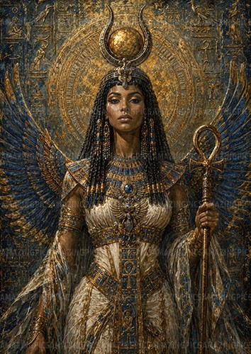 Isis egyptian goddess wings - goddess,