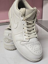 JORDAN 1 LOW TRIPLE WHITE SNEAKERS UK 8 EUR 42.5