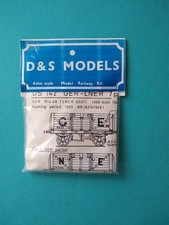 D & S 4mm OO Gauge White Metal
