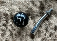 RARE ORIGINAL BAKELITE GEAR KNOB + CHROME GEAR STICK EXTENSION CLASSIC MINI MK1