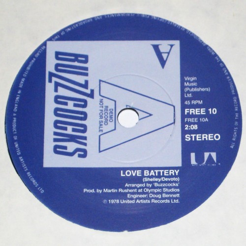 Buzzcocks love battery - love, 7"