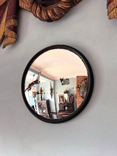 Vintage glass convex - convex, mirror