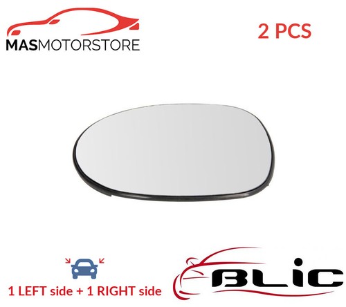 Rear view mirror glass - rear, pair