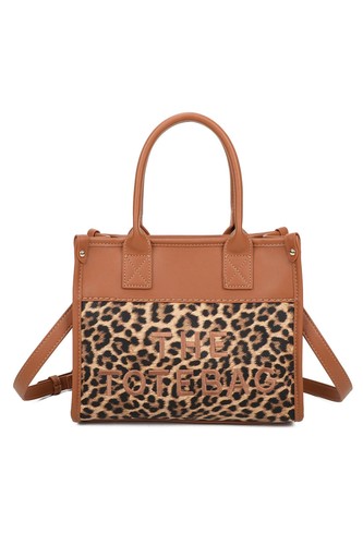 Trendy leopard print - print, tote
