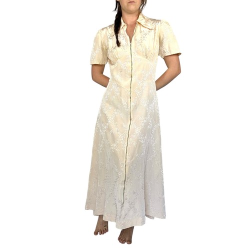 Vintage 1930s pale - 1930s, silk