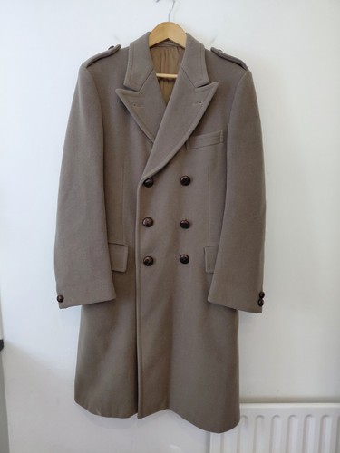 Crombie coat brown double - coat,