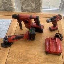 Hilti Nuron TE 6-22, AG 6D-22 and SF 4H-22, 2x batteries and charger 