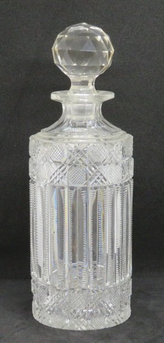 Clear cut glass vintage - .,