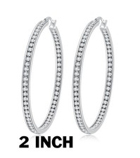 Silver Stainless Steel Huggie