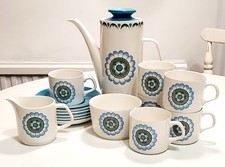 JG Meakin Capri Coffee Set, 6