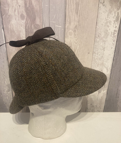 Harris tweed green sherlock - tweed,