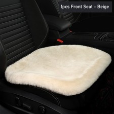 Fluffy Sheepskin Car Seat