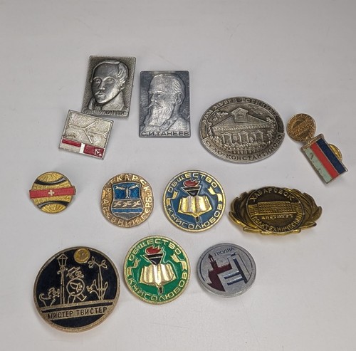 12x vintage russian - vintage, badges