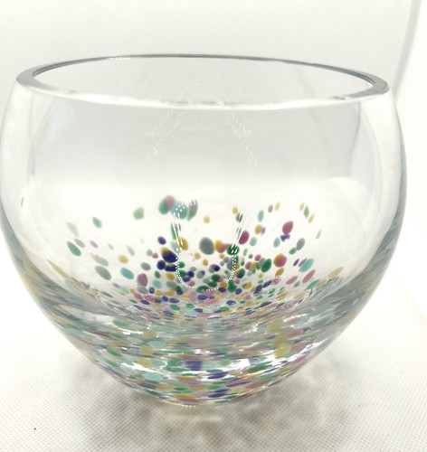 Handblown clear art glass - art, fish