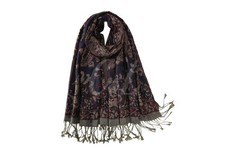 Pashmina  Paisley Printed Scarf Large Premium Soft Hijab Shawl Wrap