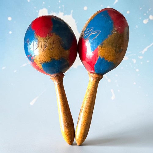 Vintage maracas pair - vintage,