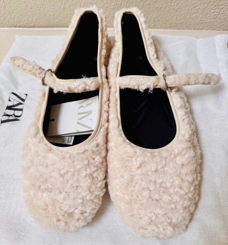 Zara faux shearling mary jane - faux,