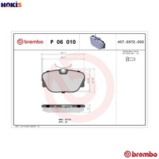 BRAKE PAD SET DISC BRAKE P 06