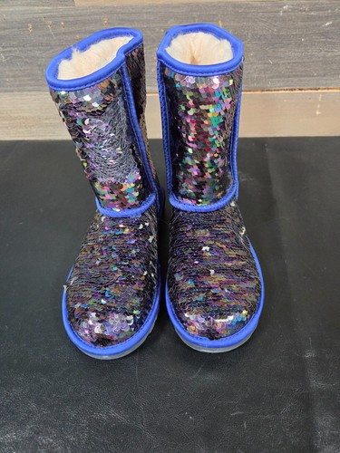 Ugg classic short sequin navy - short,
