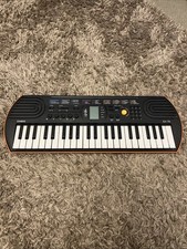 Casio SA-76 Electronic Keyboard Missing Battery Cover Tested And Working