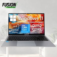 15.6" Windows 11 FHD Laptop 16GB DDR5 RAM 512GB M.2 SSD Lapbook S15 N2 Quad-Core