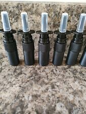 5ML black NASAL SPRAY BOTTLE empty Refillable Pump Plastic 10 Empty Bottles 