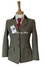 IMMACULATE CHILDS CALDENE HICKSTEAD GREEN TWEED SHOWING JACKET SIZE 30