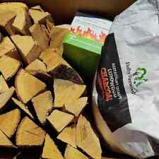 Ozpig Fuel Wood - Starter Pack Kiln dried hardwood splits 2kg natural lumpwood