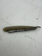 Vintage Horn Handled Cutthroat Razor by W H. Oates of Manchester