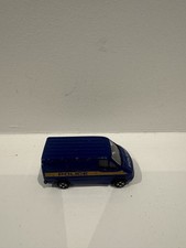 Vintage Corgi Diecast Police Ford Transit Van - Blue with Police Decal
