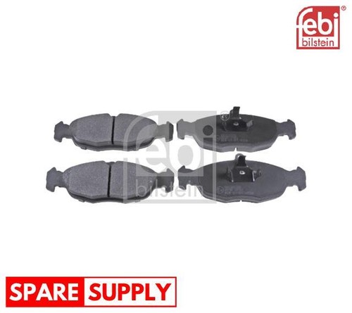 Brake pad set disc - disc, for
