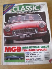 CLASSIC SPORTSCAR DEC 1994 MGB