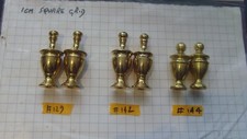 selection of pairs of brass