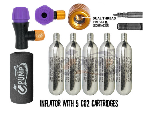 Bike co2 inflator bicycle tyre - inflator,