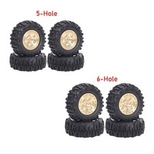 4Pcs  Brass Wheel Hub&Tire For