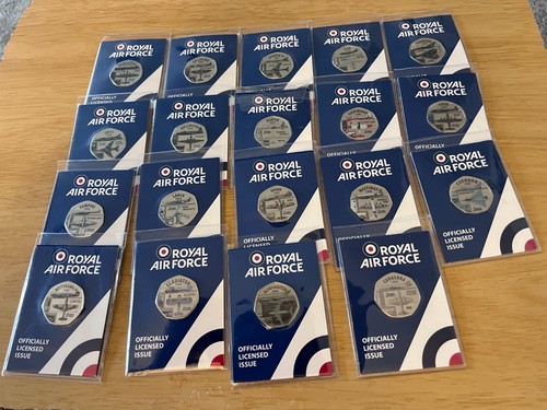 Royal air force 50p shaped - royal,
