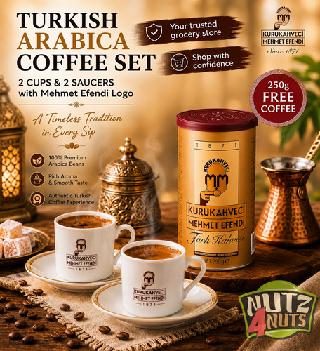 Turkish arabica coffee set - turkish,