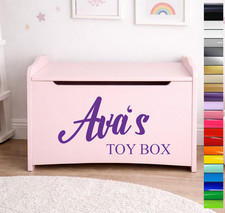 Personalised toy box name - box,
