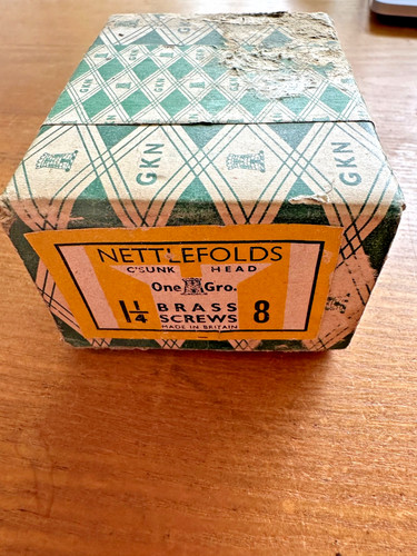 Full box nettlefolds brass - full,