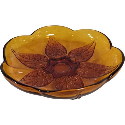 Amber glass decorative - glass,