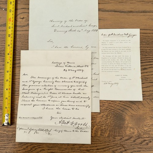 1889 kcmg appointment - 1889, &