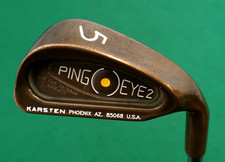 Ping Eye2 Beryllium Copper BeCu Yellow Dot 5 Iron Regular Steel Shaft Ping Grip