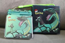Nintendo Game Boy Advance SP X Rayquaza Pokemon Boxed Retro Handheld Console GBA
