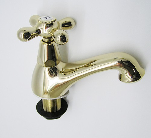 Gold bath taps coss head - bath,