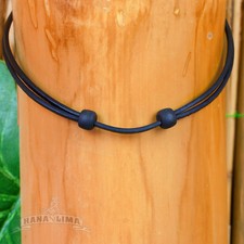 Leather Necklace Surfer Chain Men's Women's Surf Jewelry Adjustable