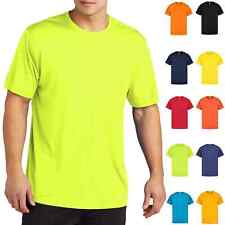 Mens Polyester T Shirt 100% Tech Tee Casual Training Top Quick Dry Breathable