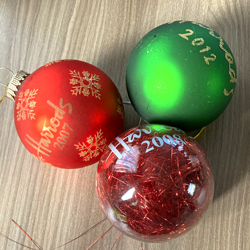 Harrods christmas glass ball - harrods,